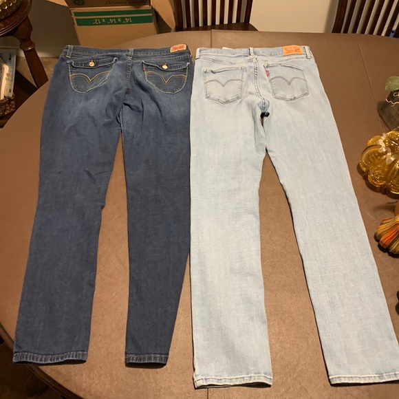 Lot Of 6 Women’s Designer Jeans- Levi’s, Gap Various Sizes 27-31. - Picture 3 of 6